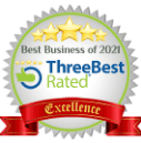 ThreeBest Rated Best Business of 2021 award